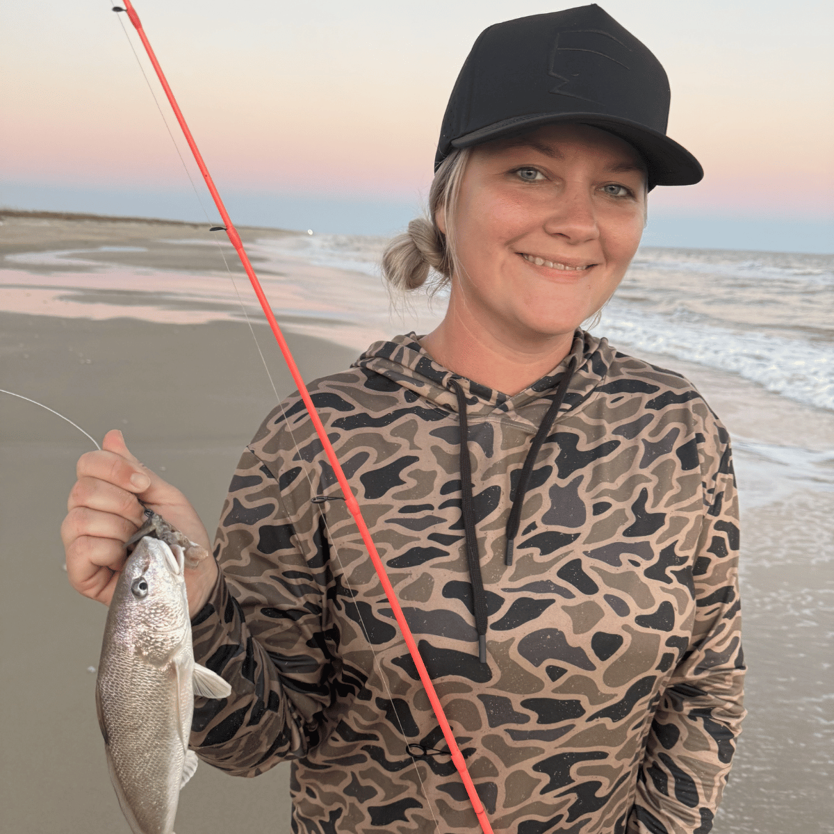 Icon performance fishing cap with rubber grip