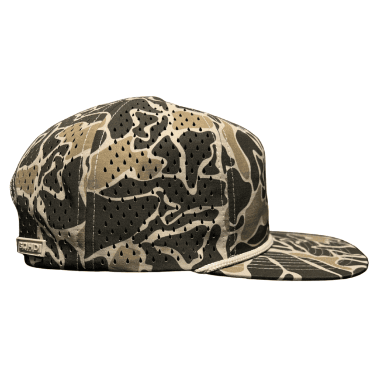 low-profile camo water-repellent cap