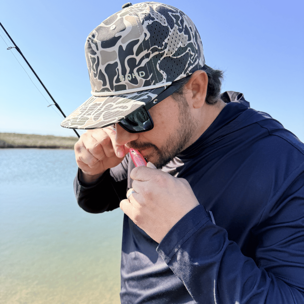 marsh camo fishing hat Minimal Edition