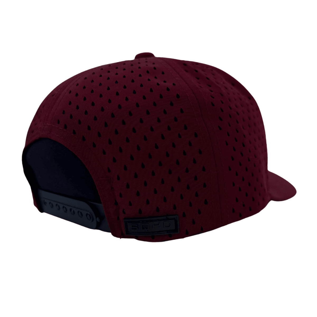 mid-profile maroon fishing cap